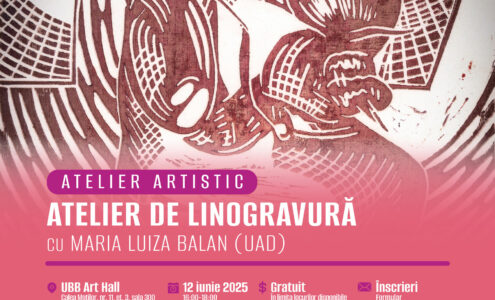 Atelier de linogravură cu Maria Luiza Balan