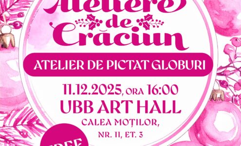 🎄Atelier de Pictat Globuri la UBB! 🎨